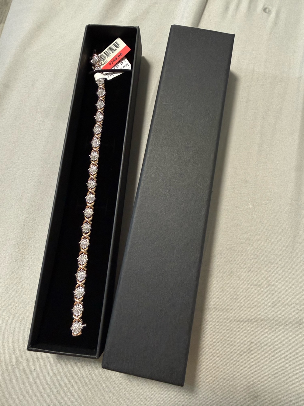 14k rose gold Tennis Bracelet with 1c diamond - Elegant Women's Jewelry